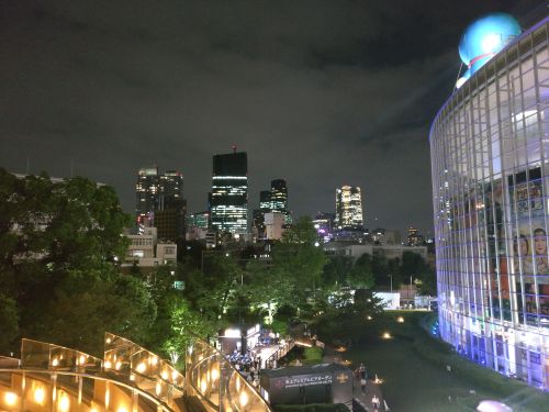 Hier noch ein schöner Blick von einer Aussichtsplattform auf das nächtliche Tokyo